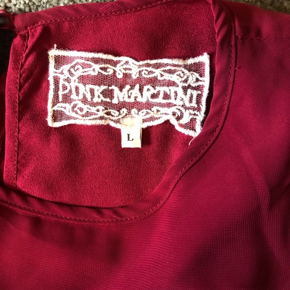 Red cocktail dress - Picture 4 of 4